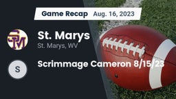 Recap: St. Marys  vs. Scrimmage Cameron 8/15/23 2023