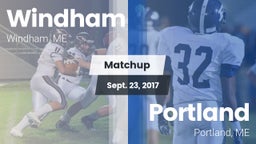 Matchup: Windham vs. Portland  2017