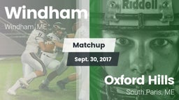 Matchup: Windham vs. Oxford Hills  2017
