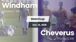 Matchup: Windham vs. Cheverus  2018