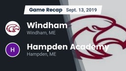 Recap: Windham  vs. Hampden Academy 2019