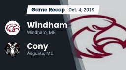 Recap: Windham  vs. Cony  2019