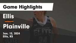 Ellis  vs Plainville  Game Highlights - Jan. 13, 2024