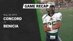 Recap: Concord  vs. Benicia  2015