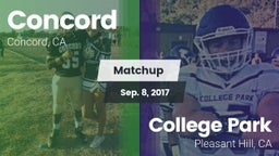Matchup: Concord  vs. College Park  2017