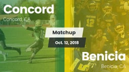 Matchup: Concord  vs. Benicia  2018