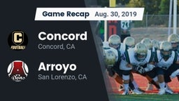 Recap: Concord  vs. Arroyo  2019