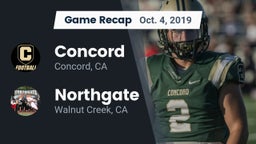 Recap: Concord  vs. Northgate  2019