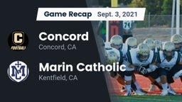 Recap: Concord  vs. Marin Catholic  2021
