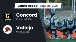 Recap: Concord  vs. Vallejo  2021