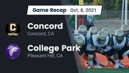 Recap: Concord  vs. College Park  2021
