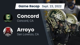 Recap: Concord  vs. Arroyo  2022