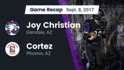 Recap: Joy Christian  vs. Cortez  2017