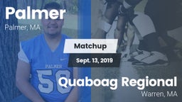 Matchup: Palmer vs. Quaboag Regional  2019