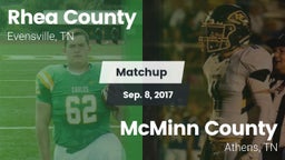 Matchup: Rhea County vs. McMinn County  2017