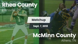 Matchup: Rhea County vs. McMinn County  2018