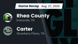 Recap: Rhea County  vs. Carter  2020