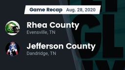 Recap: Rhea County  vs. Jefferson County  2020
