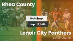 Matchup: Rhea County vs. Lenoir City Panthers 2020
