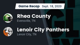 Recap: Rhea County  vs. Lenoir City Panthers 2020