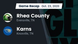 Recap: Rhea County  vs. Karns  2020