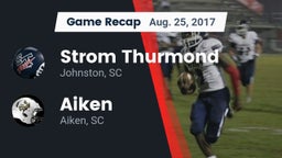 Recap: Strom Thurmond  vs. Aiken  2017