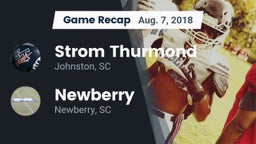 Recap: Strom Thurmond  vs. Newberry  2018