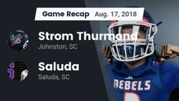Recap: Strom Thurmond  vs. Saluda  2018