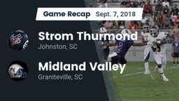 Recap: Strom Thurmond  vs. Midland Valley  2018