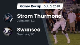Recap: Strom Thurmond  vs. Swansea  2018