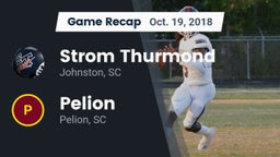 Recap: Strom Thurmond  vs. Pelion  2018