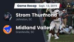 Recap: Strom Thurmond  vs. Midland Valley  2019