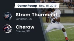 Recap: Strom Thurmond  vs. Cheraw  2019