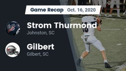 Recap: Strom Thurmond  vs. Gilbert  2020