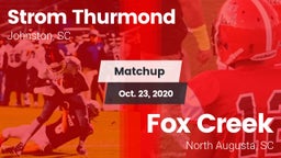 Matchup: Thurmond vs. Fox Creek  2020