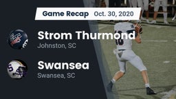 Recap: Strom Thurmond  vs. Swansea  2020