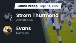 Recap: Strom Thurmond  vs. Evans  2022