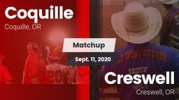 Matchup: Coquille vs. Creswell  2020