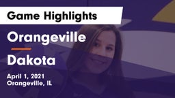 Orangeville  vs Dakota  Game Highlights - April 1, 2021