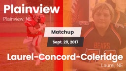 Matchup: Plainview vs. Laurel-Concord-Coleridge  2017