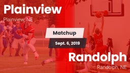 Matchup: Plainview vs. Randolph  2019