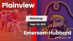 Matchup: Plainview vs. Emerson-Hubbard  2019