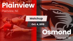 Matchup: Plainview vs. Osmond  2019