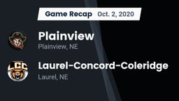 Recap: Plainview  vs. Laurel-Concord-Coleridge  2020