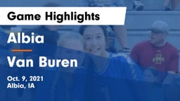 Albia  vs Van Buren  Game Highlights - Oct. 9, 2021