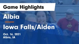 Albia  vs Iowa Falls/Alden  Game Highlights - Oct. 16, 2021