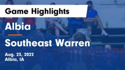 Albia  vs Southeast Warren  Game Highlights - Aug. 23, 2022