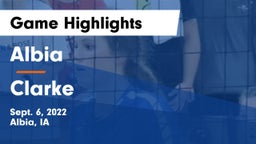 Albia  vs Clarke  Game Highlights - Sept. 6, 2022