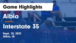 Albia  vs Interstate 35 Game Highlights - Sept. 10, 2022