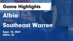 Albia  vs Southeast Warren  Game Highlights - Sept. 10, 2022